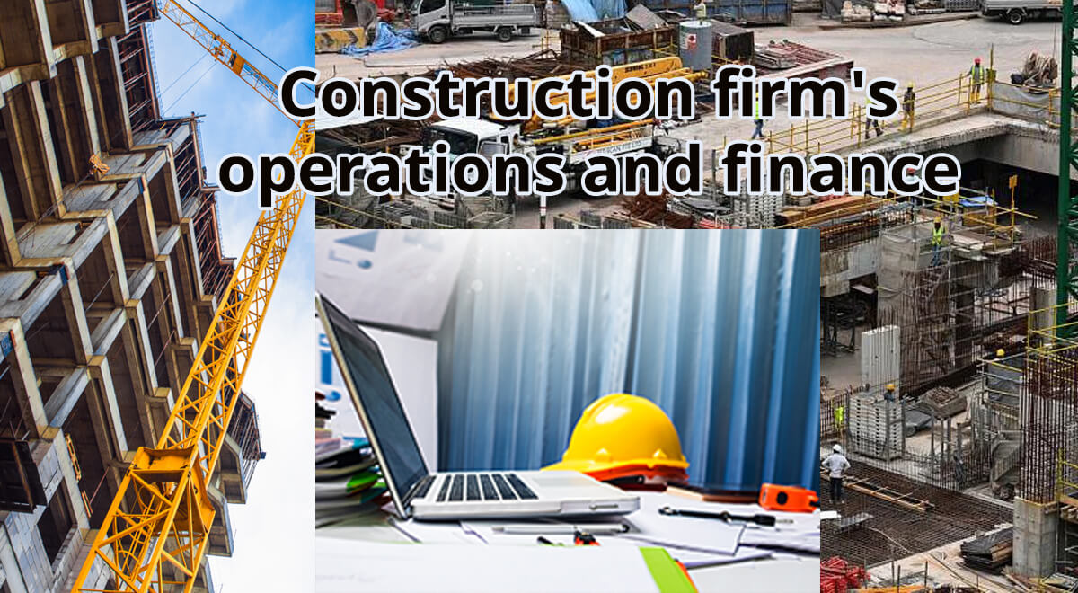 Construction firm's operations and finance systems