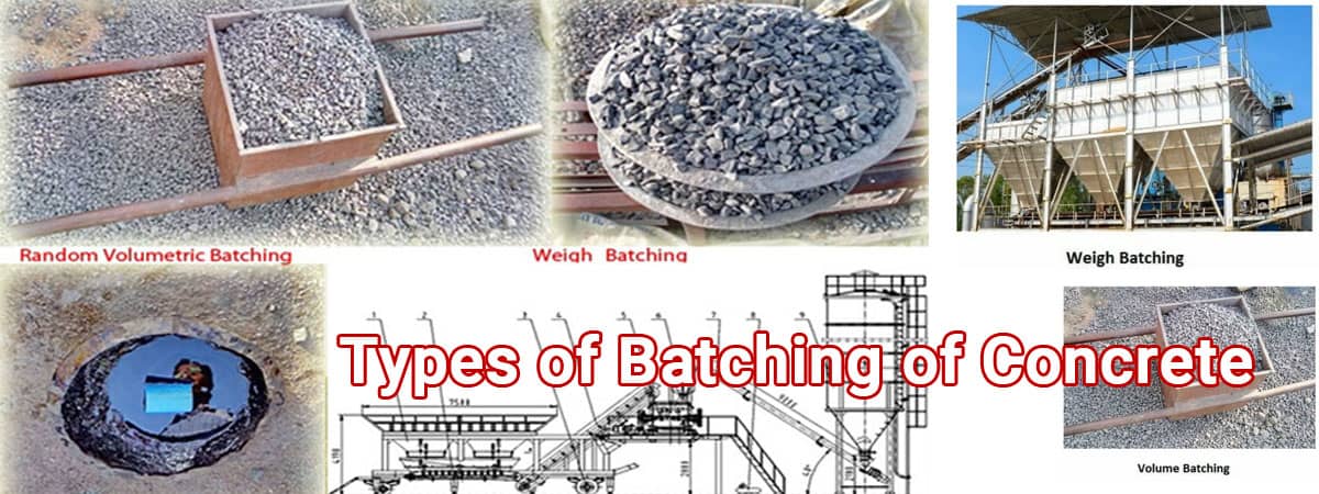 Types of Batching Concrete