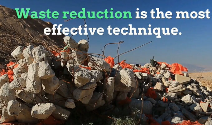 Know all about the Reduction of waste at a Construction point