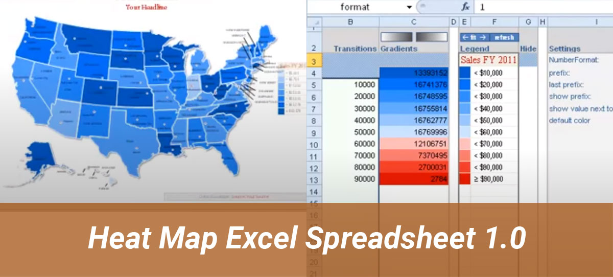 Heat Map Excel Spreadsheet 1.0