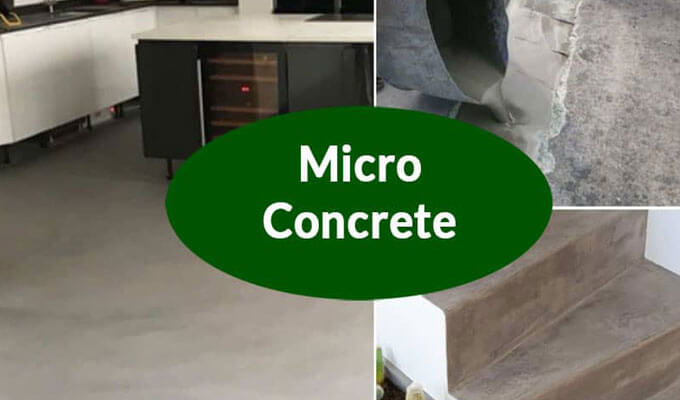 Micro concrete Micro concrete