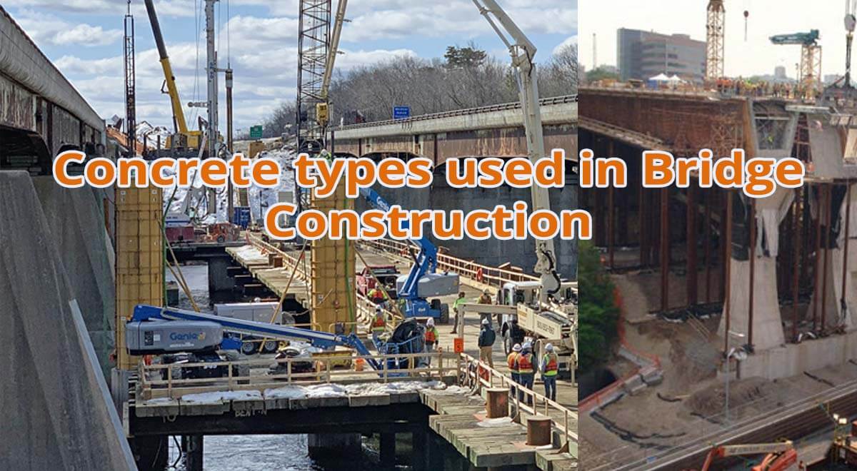 Concrete types used in bridge construction Concrete types used in bridge construction