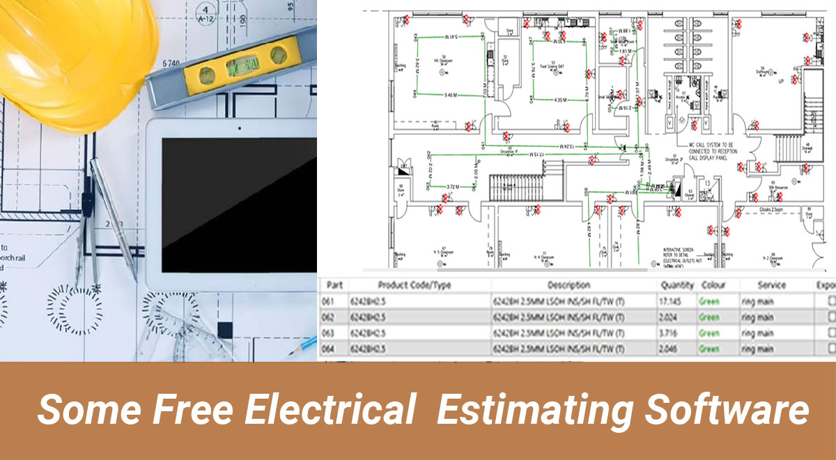 Some Free Electrical Estimating Software